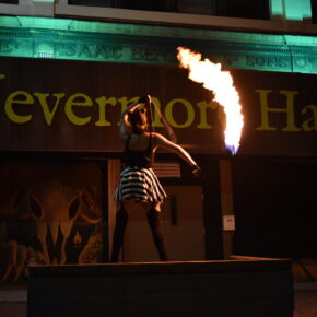 Haunted House Photo 03 - Fire Dancers