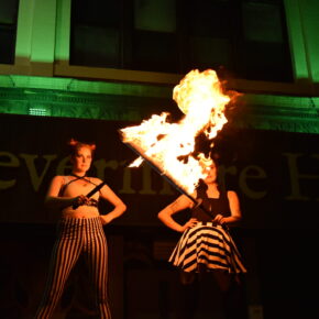 Haunted House Photo 09 - Fire Dancers